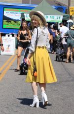 LINDSEY STIRLING Out at Farmers Market in Los Angeles 07/17/2022
