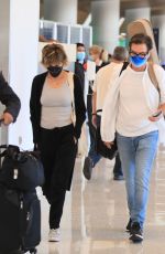 LISA RINNA at LAX Airport in Los Angeles 07/07/2022