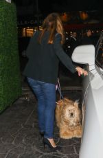 LISA VANDERPUMP Leaving Dinner Date at E. Baldi in Beverly Hills 07/14/2022