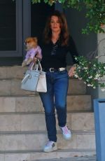 LISA VANDERPUMP Out with Her Dog in Beverly Hills 07/22/2022