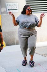 LIZZO Leaves Bravo Studios in New York 07/14/2022