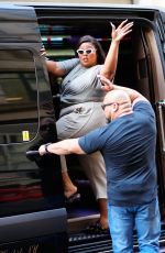 LIZZO Leaves Bravo Studios in New York 07/14/2022