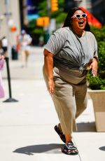 LIZZO Leaves Bravo Studios in New York 07/14/2022