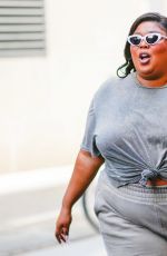 LIZZO Leaves Bravo Studios in New York 07/14/2022