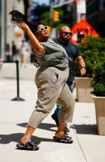 LIZZO Leaves Bravo Studios in New York 07/14/2022