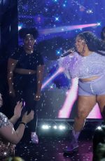 LIZZO Performs at Iheartradio Album Release Party with Lizzo at Iheartradio Theater in Burbank 07/14/2022