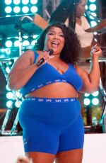 LIZZO PERFORMS at Today Show at Rockefeller Plaza in New York 07/15/2022