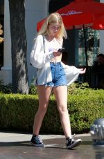 LOLA SHEEN in Denim Shorts Out in Calabasas 07/02/2022