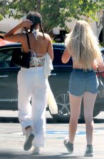 LOLA SHEEN in Denim Shorts Out in Calabasas 07/02/2022