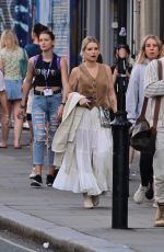 LOTTIE MOSS and Sam Prince Out in London 07/07/2022