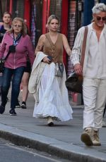 LOTTIE MOSS and Sam Prince Out in London 07/07/2022