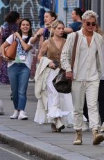 LOTTIE MOSS and Sam Prince Out in London 07/07/2022