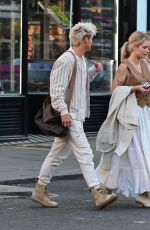 LOTTIE MOSS and Sam Prince Out in London 07/07/2022