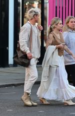 LOTTIE MOSS and Sam Prince Out in London 07/07/2022