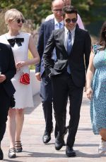 LUCY BOYNTON and Rami Malek Arrives at Wimbledon 2022 in London 07/08/2022