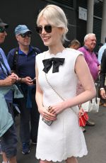 LUCY BOYNTON and Rami Malek Arrives at Wimbledon 2022 in London 07/08/2022