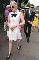 LUCY BOYNTON and Rami Malek Arrives at Wimbledon 2022 in London 07/08/2022