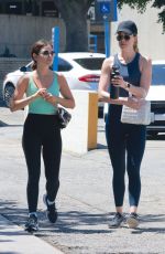 LUCY HALE and Her Girlfriend Out for Coffee in Studio City 07/01/2022