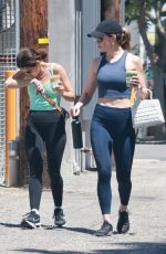 LUCY HALE and Her Girlfriend Out for Coffee in Studio City 07/01/2022
