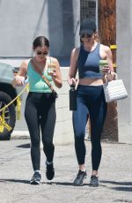 LUCY HALE and Her Girlfriend Out for Coffee in Studio City 07/01/2022