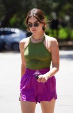 LUCY HALE Heading Out for a Hike in Los Angeles 06/30/2022