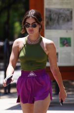 LUCY HALE Heading Out for a Hike in Los Angeles 06/30/2022