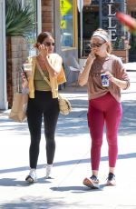 LUCY HALE Out for Iced Coffee with a Friend in Studio City 07/17/2022