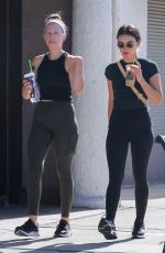 LUCY HALE Out for Iced Coffee with a Friend in Studio City 07/19/2022