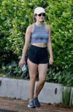 LUCY HALE Out Hiking in Studio City 07/14/2022