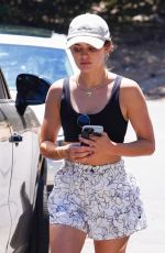 LUCY HALE Out with Her Dog in Los Angeles 07/06/2022