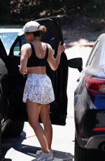 LUCY HALE Out with Her Dog in Los Angeles 07/06/2022