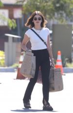 LUCY HALE Shopping at Erewhon Market in Los Angeles 07/02/2022