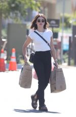 LUCY HALE Shopping at Erewhon Market in Los Angeles 07/02/2022