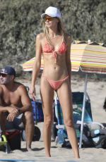 LUDI DELFINO Playing Beach Volleyball in Santa Monica 07/16/2022