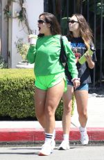MADDIE ZIEGLER and ADDISON RAE Leaves Morning Pilates Class in West Hollywood 07/14/2022