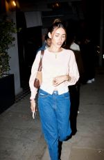 MADISON BEER Out for Dinner Date in Los Angeles 06/30/2022