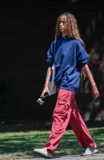 MALIA OBAMA Out at a Park in a Los Angeles 07/13/2022