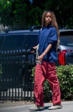 MALIA OBAMA Out at a Park in a Los Angeles 07/13/2022