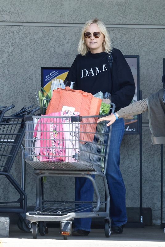 MALIN AKERMAN Out Shopping in Los Feliz 07/28/2022
