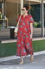 MANDY MOORE Leaves a Skin Care Clinic in Studio City 07/29/2022