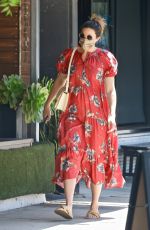 MANDY MOORE Leaves a Skin Care Clinic in Studio City 07/29/2022