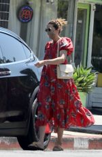 MANDY MOORE Leaves a Skin Care Clinic in Studio City 07/29/2022