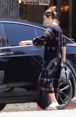 MANDY MOORE Leaves a Skin Therapy Session in Los Angeles 07/07/2022