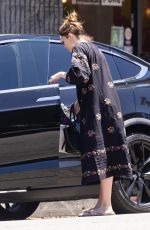 MANDY MOORE Leaves a Skin Therapy Session in Los Angeles 07/07/2022