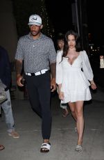 MARA TEIGEN Out for Dinner Date at Giorgio Baldi in Santa Monica 07/27/2022