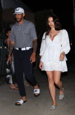 MARA TEIGEN Out for Dinner Date at Giorgio Baldi in Santa Monica 07/27/2022