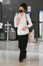 MARGARET QUALLEY Arrives at JFK Airport in New York 07/25/2022