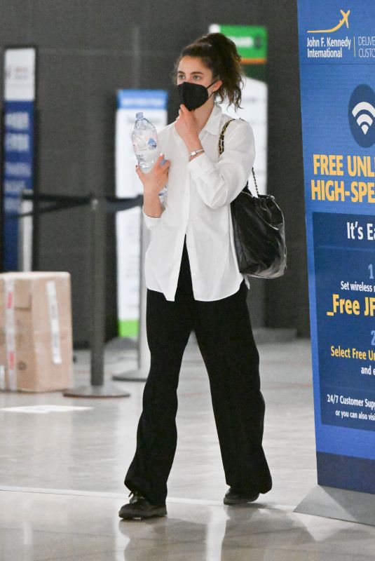 MARGARET QUALLEY Arrives at JFK Airport in New York 07/25/2022