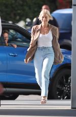 MARGOT ROBBIE on the Set of Barbie in Los Angeles 07/01/2022