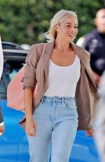 MARGOT ROBBIE on the Set of Barbie in Los Angeles 07/01/2022